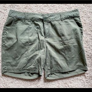 A.N.A. Olive green casual shorts - EUC!